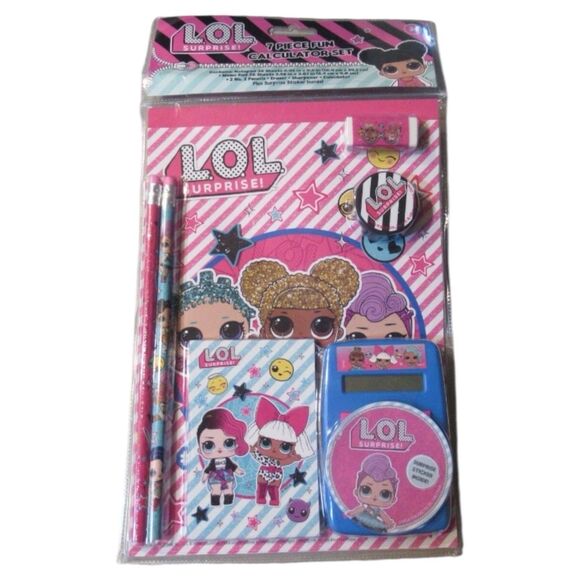 LOL Surprise 7 Piece Calculator Set New in Package - Picture 1 of 3